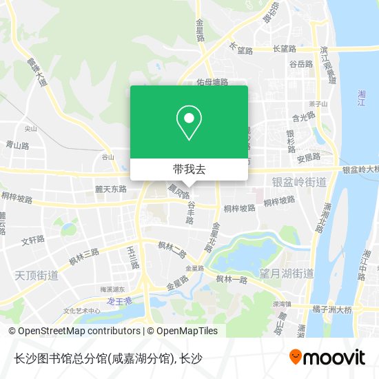 长沙图书馆总分馆(咸嘉湖分馆)地图