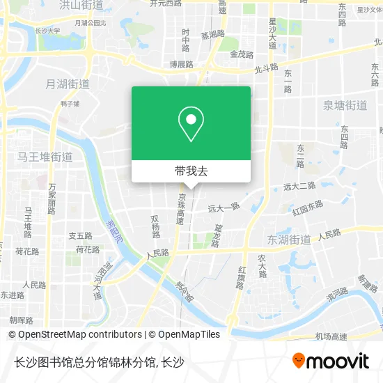 长沙图书馆总分馆锦林分馆地图