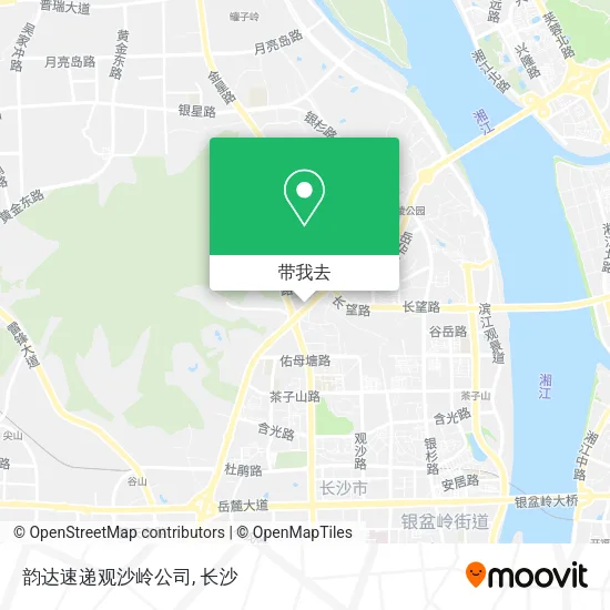 韵达速递观沙岭公司地图