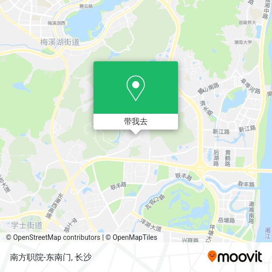 南方职院-东南门地图