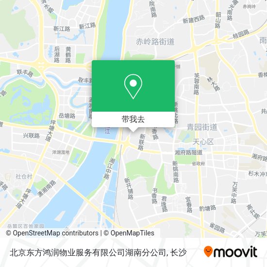 北京东方鸿润物业服务有限公司湖南分公司地图