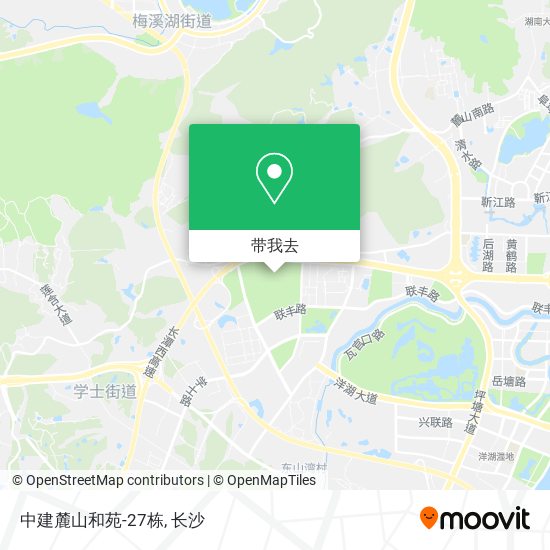中建麓山和苑-27栋地图