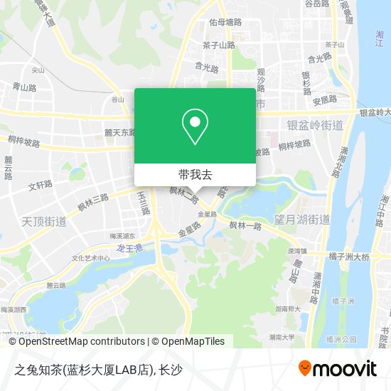 之兔知茶(蓝杉大厦LAB店)地图