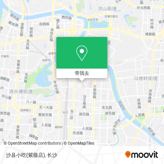 沙县小吃(紫薇店)地图