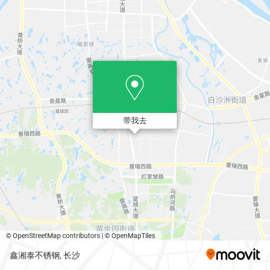 鑫湘泰不锈钢地图