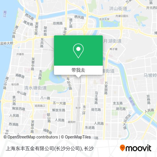 上海东丰五金有限公司(长沙分公司)地图