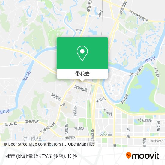 街电(比歌量贩KTV星沙店)地图