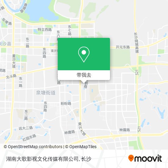 湖南大歌影视文化传媒有限公司地图