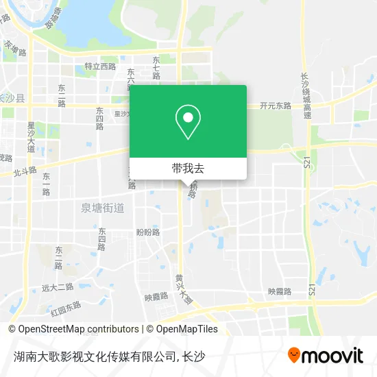 湖南大歌影视文化传媒有限公司地图