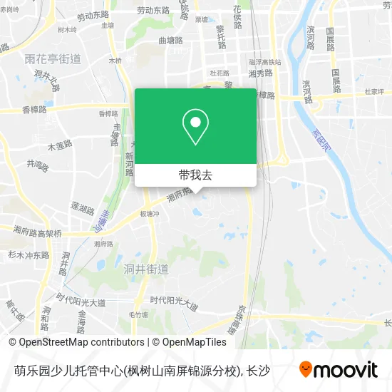 萌乐园少儿托管中心(枫树山南屏锦源分校)地图