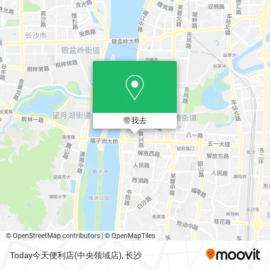 Today今天便利店(中央领域店)地图