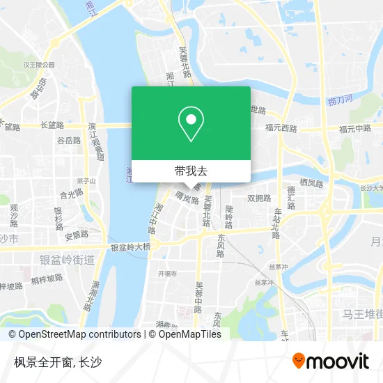 枫景全开窗地图