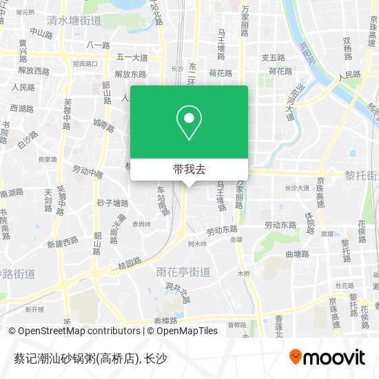 蔡记潮汕砂锅粥(高桥店)地图