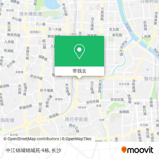 中江锦城锦城苑-9栋地图
