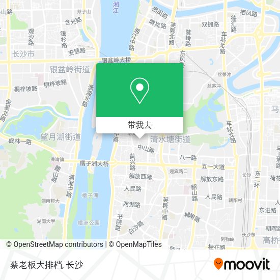 蔡老板大排档地图