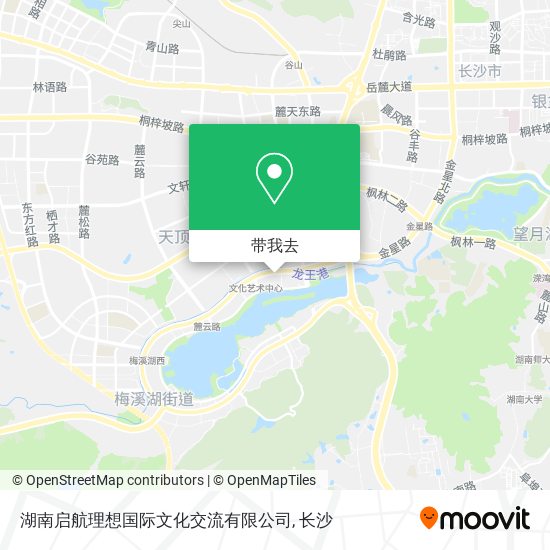 湖南启航理想国际文化交流有限公司地图