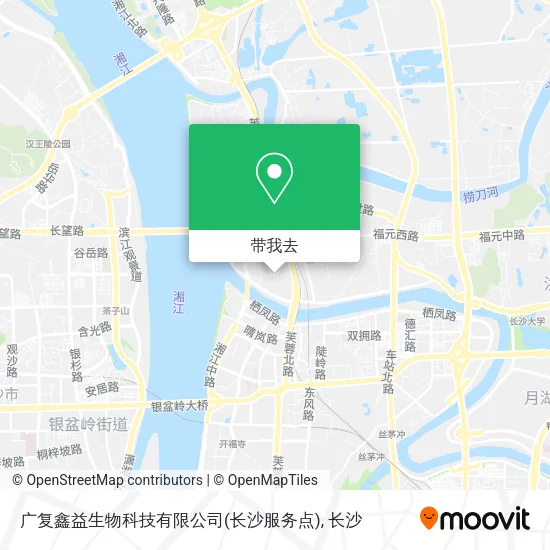 广复鑫益生物科技有限公司(长沙服务点)地图