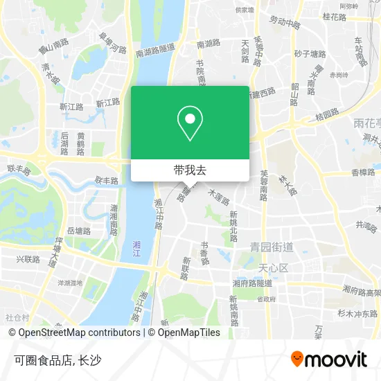 可圈食品店地图