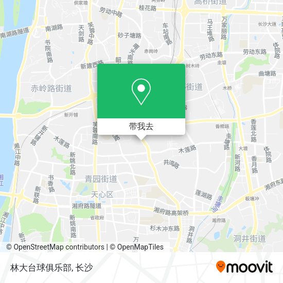 林大台球俱乐部地图