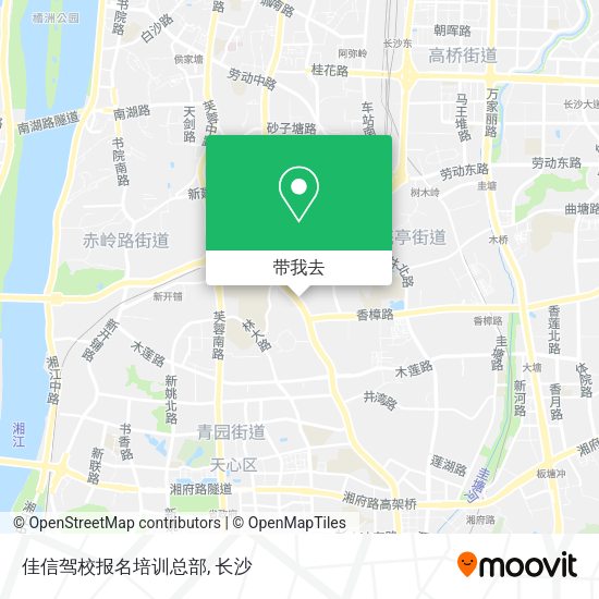 佳信驾校报名培训总部地图