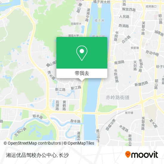 湘运优品驾校办公中心地图