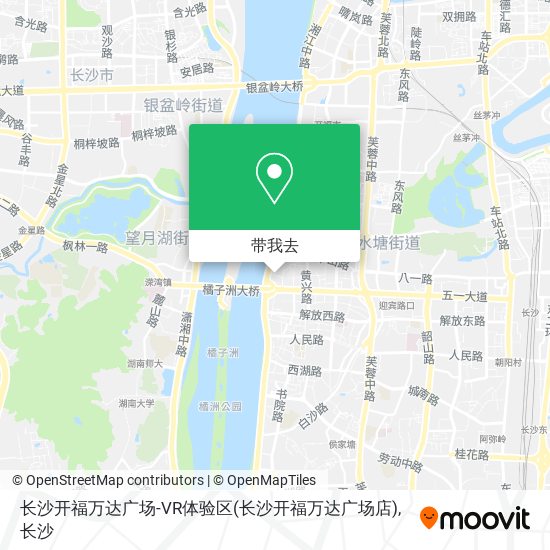 长沙开福万达广场-VR体验区(长沙开福万达广场店)地图