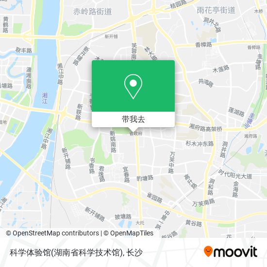 科学体验馆(湖南省科学技术馆)地图