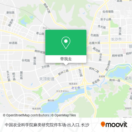 中国农业科学院麻类研究院停车场-出入口地图