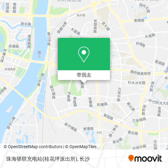 珠海驿联充电站(桂花坪派出所)地图