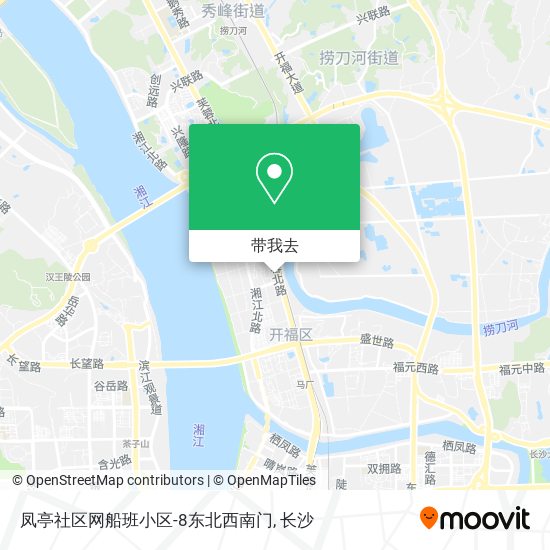 凤亭社区网船班小区-8东北西南门地图