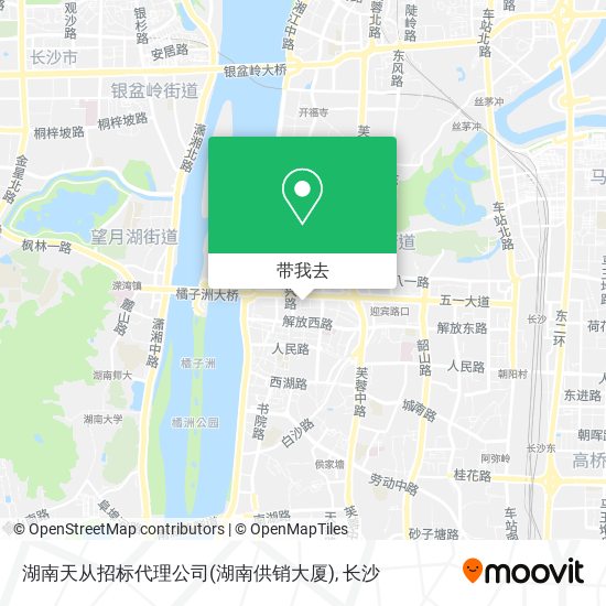 湖南天从招标代理公司(湖南供销大厦)地图