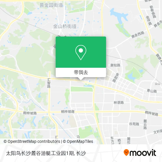 太阳鸟长沙麓谷游艇工业园1期地图
