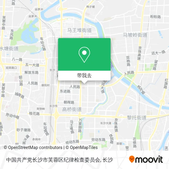 中国共产党长沙市芙蓉区纪律检查委员会地图
