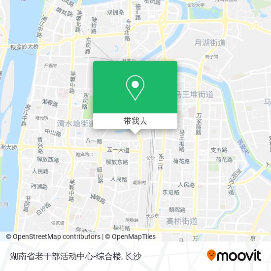 湖南省老干部活动中心-综合楼地图