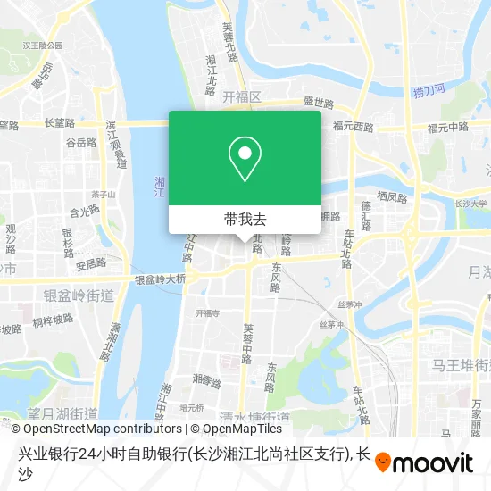 兴业银行24小时自助银行(长沙湘江北尚社区支行)地图