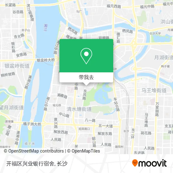 开福区兴业银行宿舍地图