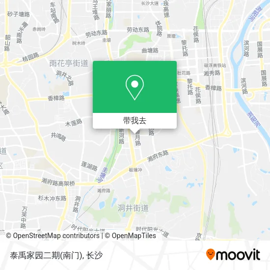 泰禹家园二期(南门)地图