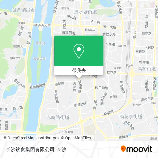 长沙饮食集团有限公司地图