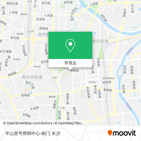 半山壹号营销中心-南门地图