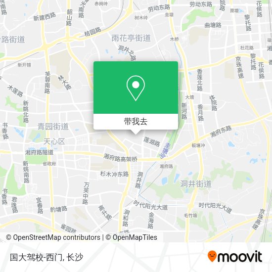 国大驾校-西门地图