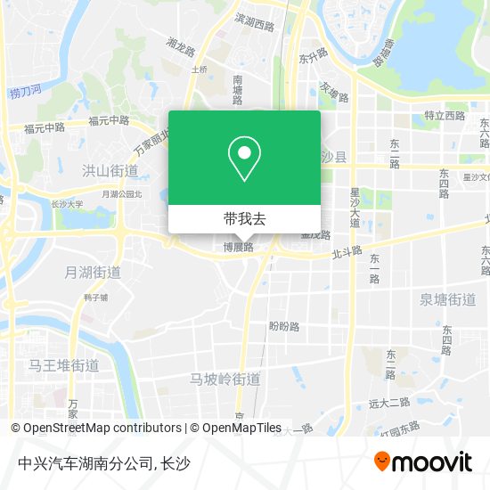 中兴汽车湖南分公司地图