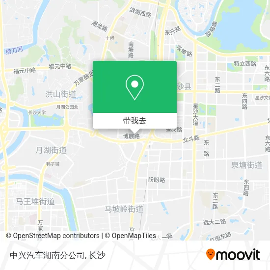 中兴汽车湖南分公司地图