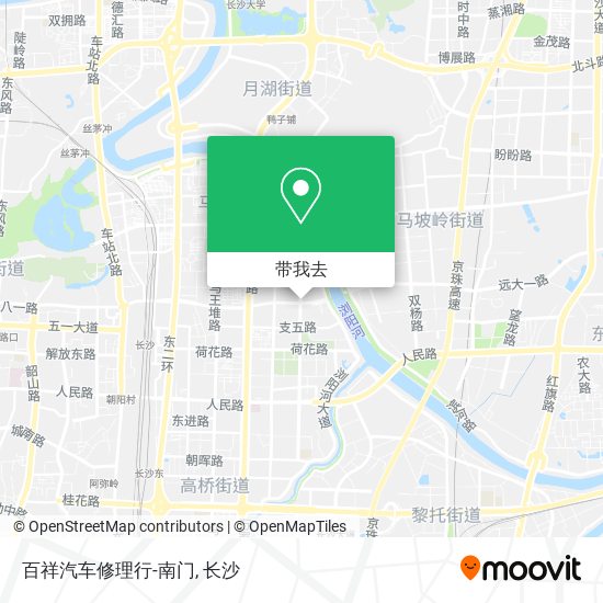 百祥汽车修理行-南门地图