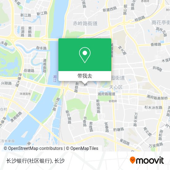 长沙银行(社区银行)地图