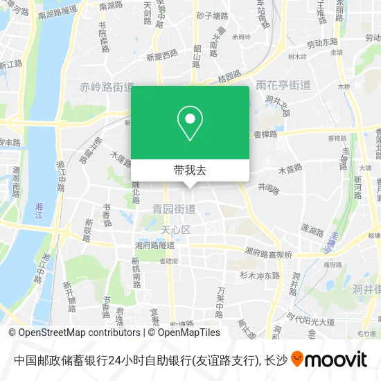 中国邮政储蓄银行24小时自助银行(友谊路支行)地图