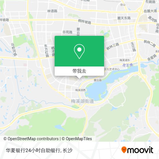 华夏银行24小时自助银行地图