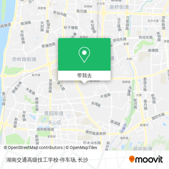 湖南交通高级技工学校-停车场地图