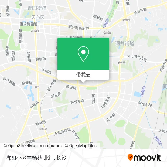 鄱阳小区丰畅苑-北门地图
