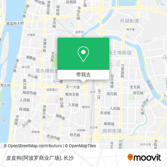 皮皮狗(阿波罗商业广场)地图