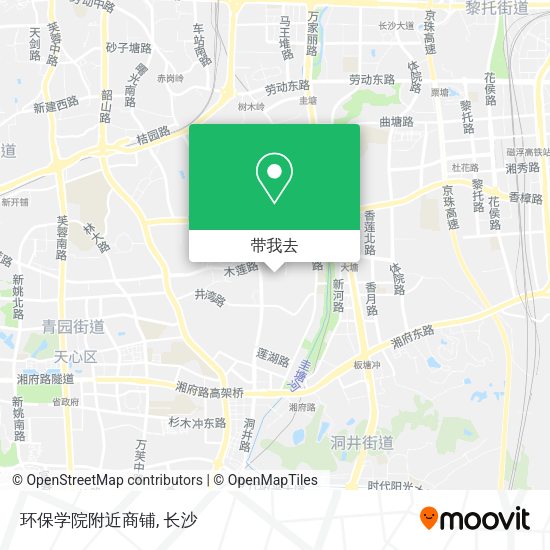 环保学院附近商铺地图